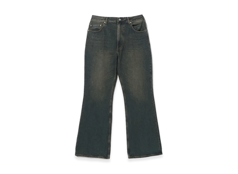 BEAMS FUTURE ARCHIVE Baggy Flare Denim "Durty Used"