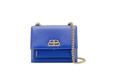 BALENCIAGA Handbag Calfskin "Blue"