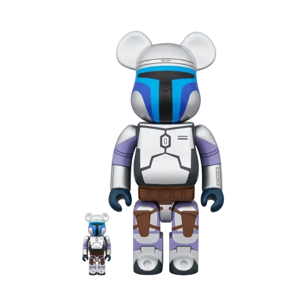 MEDICOM TOY "BEARBRICK" -Star Wars: Episode II - Attack of the Clones- JANGO FETT(Geonosis Ver.) 100% & 400%
