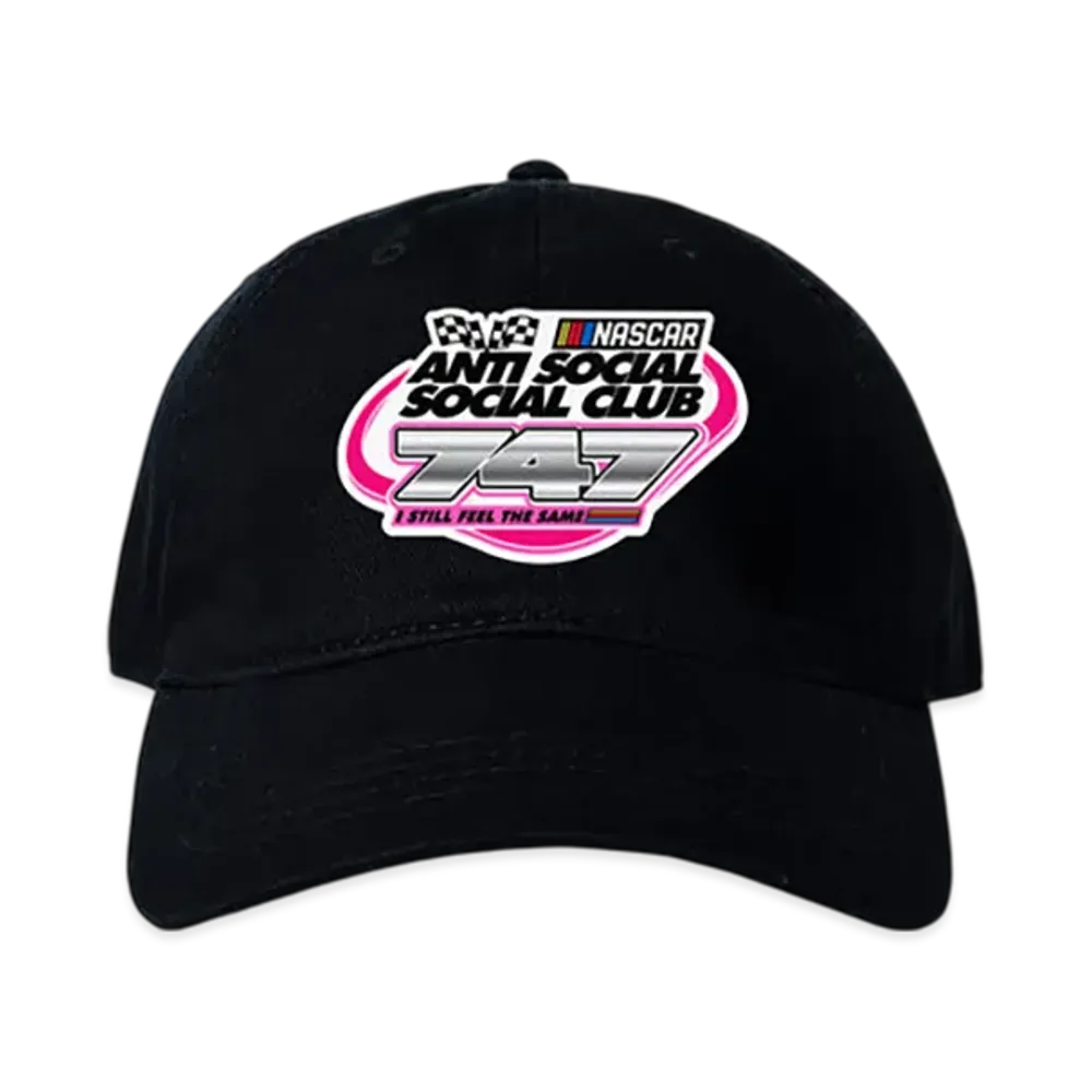 ANTI SOCIAL SOCIAL CLUB x NASCAR 747 Cotton Dad Cap "Black"