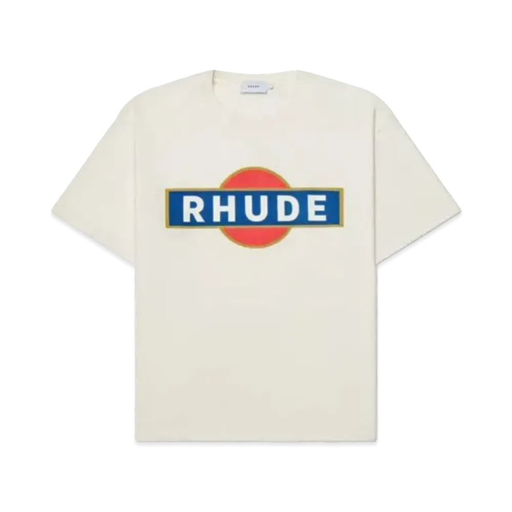 RHUDE Vintage Racer Tee "White"