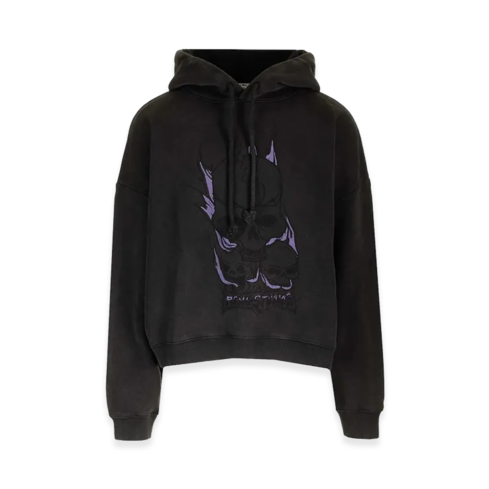Acne Studios Skull Print Hoodie "Black"