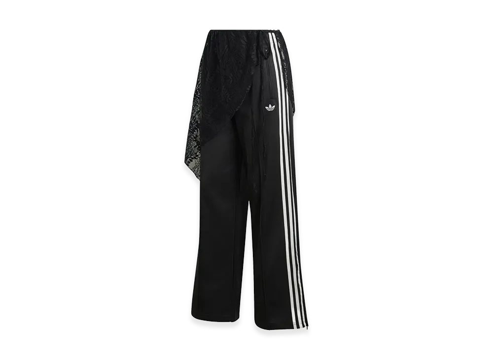 adidas Women's 2-in-1 Firebird Loose Track Pants with Lace Skirt "Black"