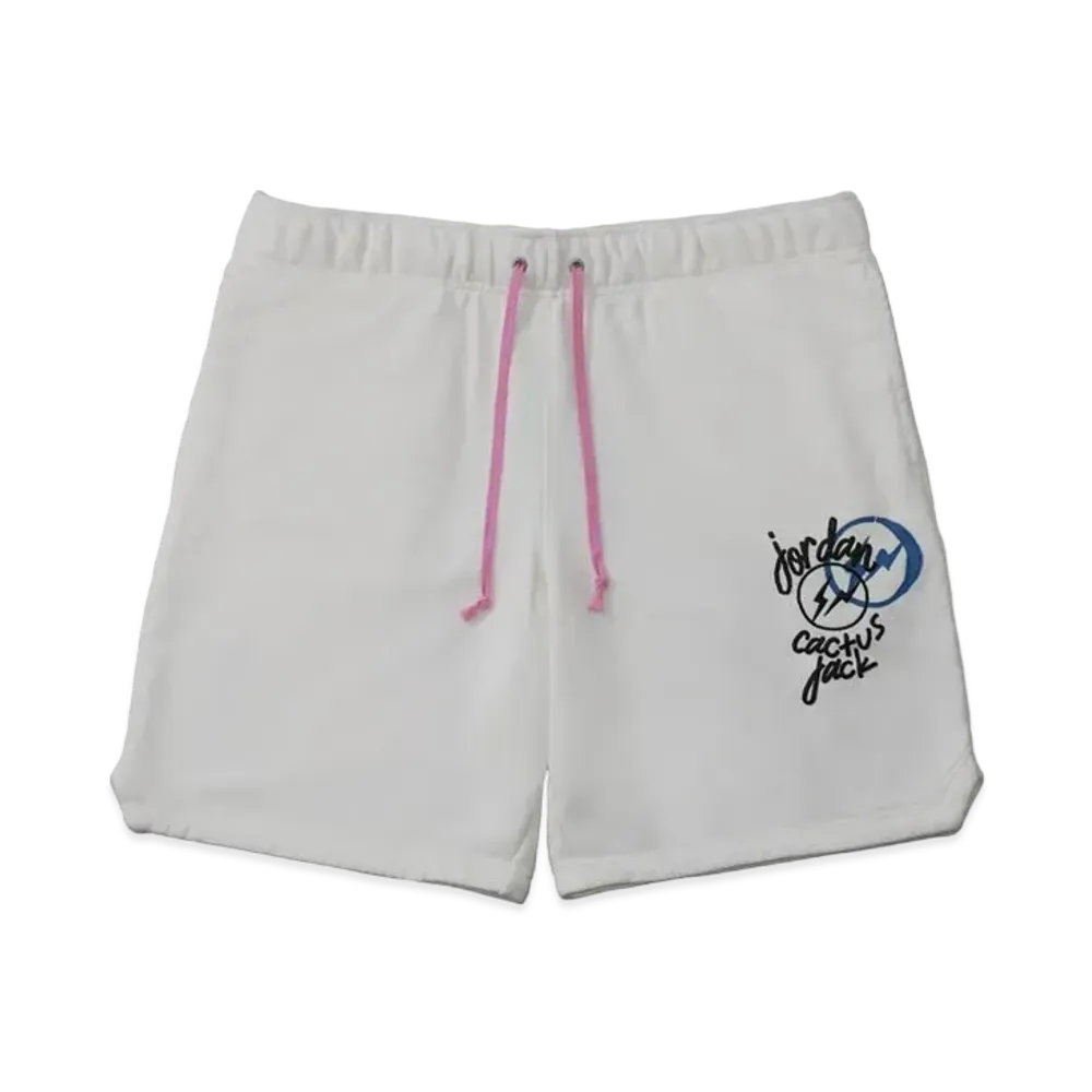 Air Jordan Travis Scott  Fragment Shorts "White"