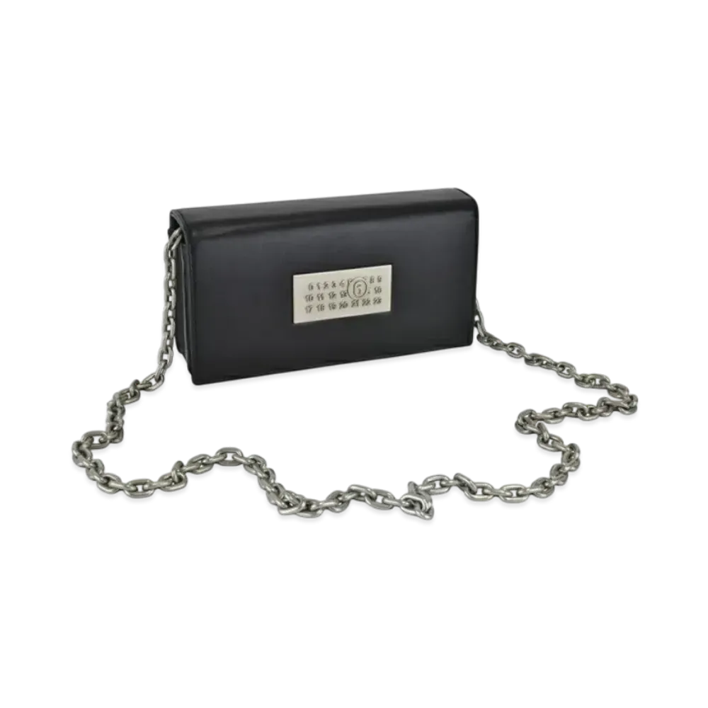 MM6 Maison Margiela Numeric Chain Wallet "Black"