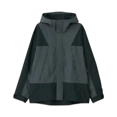 Goldwin Partex Unlimited Two Layer Jacket (Unisex) "Black/Deep Chacoal"