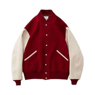 VISVIM VARSITY SB JKT (WOOL) "Red"