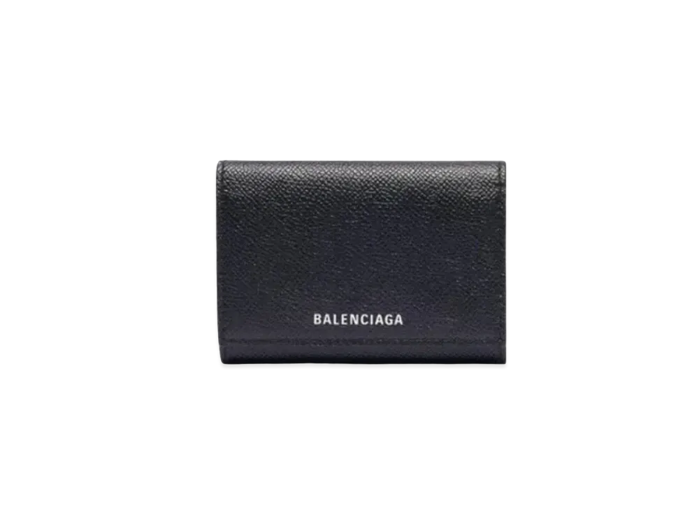 BALENCIAGA Ville Organ-Style Card Holder "Black"