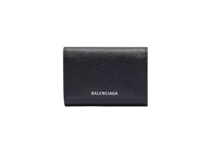 BALENCIAGA Ville Organ-Style Card Holder "Black"