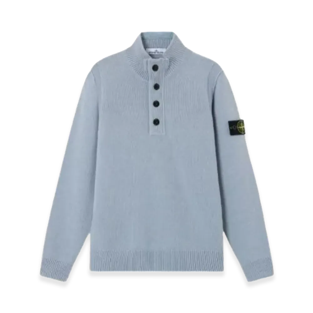 Stone Island Wool Blend Sweater "Light Blue"