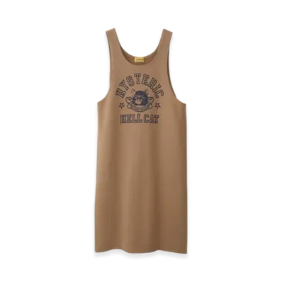 HYSTERIC GLAMOUR Hell Cat Dress "Brown"