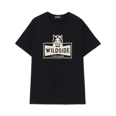 WILDSIDE Yohji Yamamoto x HYSTERIC GLAMOUR 'SEE NO EVIL' S/S T-shirt "Black"