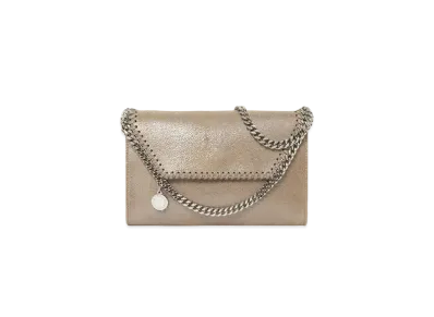 STELLA McCARTNEY Falabella Wallet Crossbody Bag "Pink Pearl"