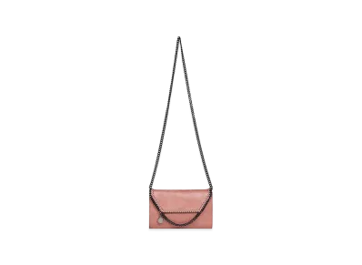 STELLA McCARTNEY Women's Shaggy Deer Falabella Shoulder Bag "Antiqued Pink"