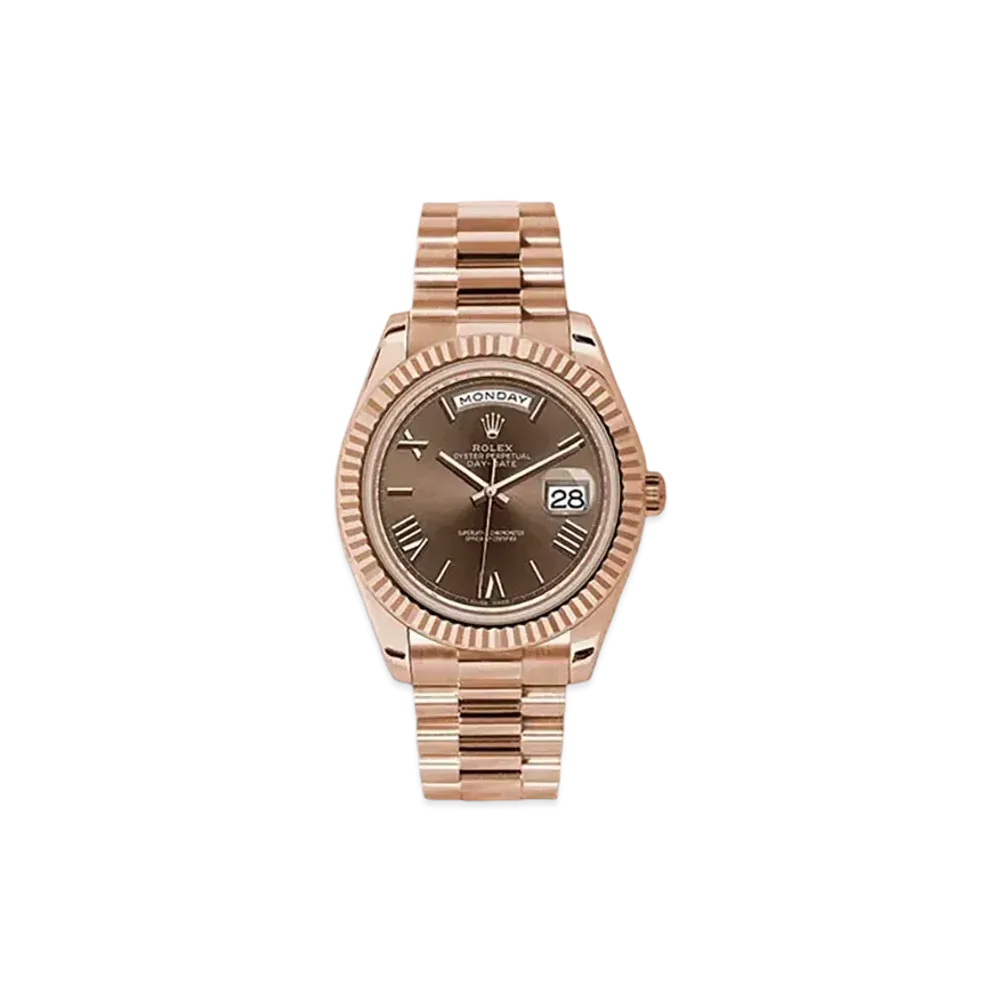 ROLEX Day-Date 40 Chocolate Brown Dial 228235