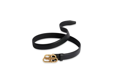 BALENCIAGA BB Slim Belt "Black"