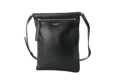Saint Laurent YSL BV Flat Sid Crossbody Revlon "Nero"