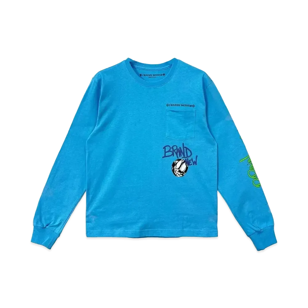Chrome Hearts Matty Boy Blew Me L/S T-Shirt "Blue"