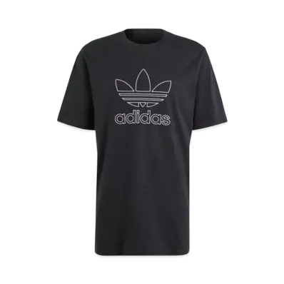 adidas Adicolor Outline Trefoil Short Sleeve T-Shirt "Black"