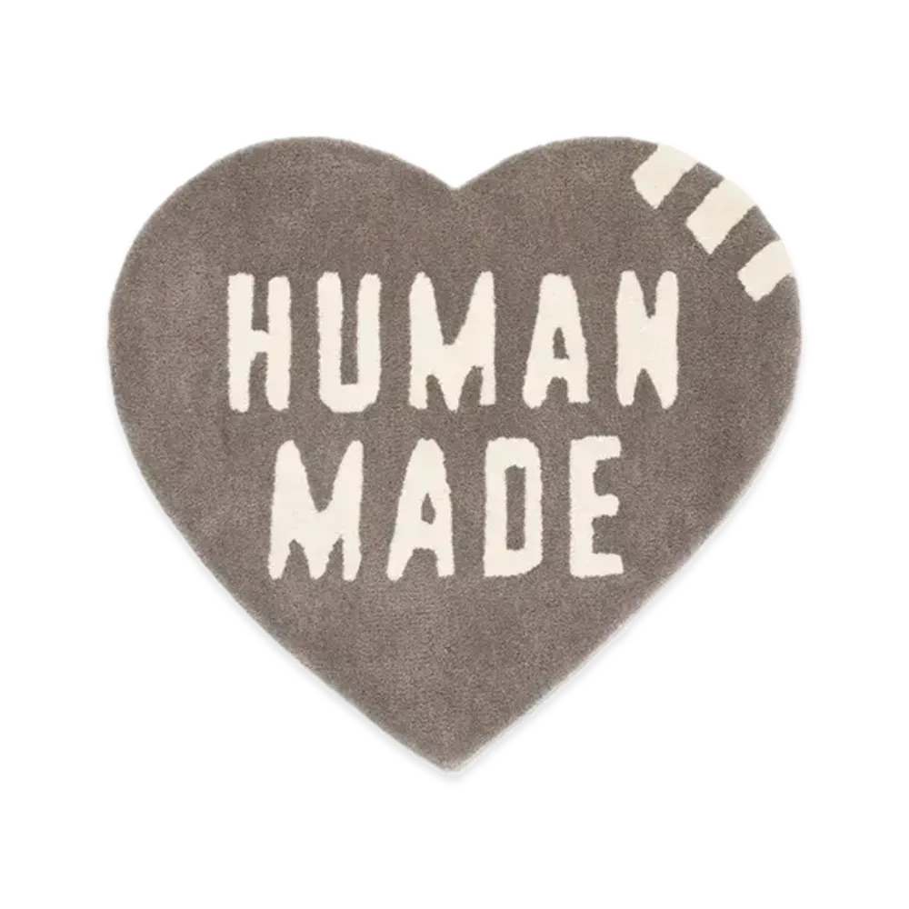 HUMAN MADE Heart Rug Medium "Gray"