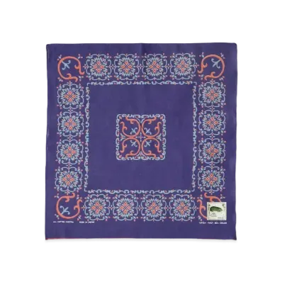 KAPITAL Selvage Bandanna "Purple"