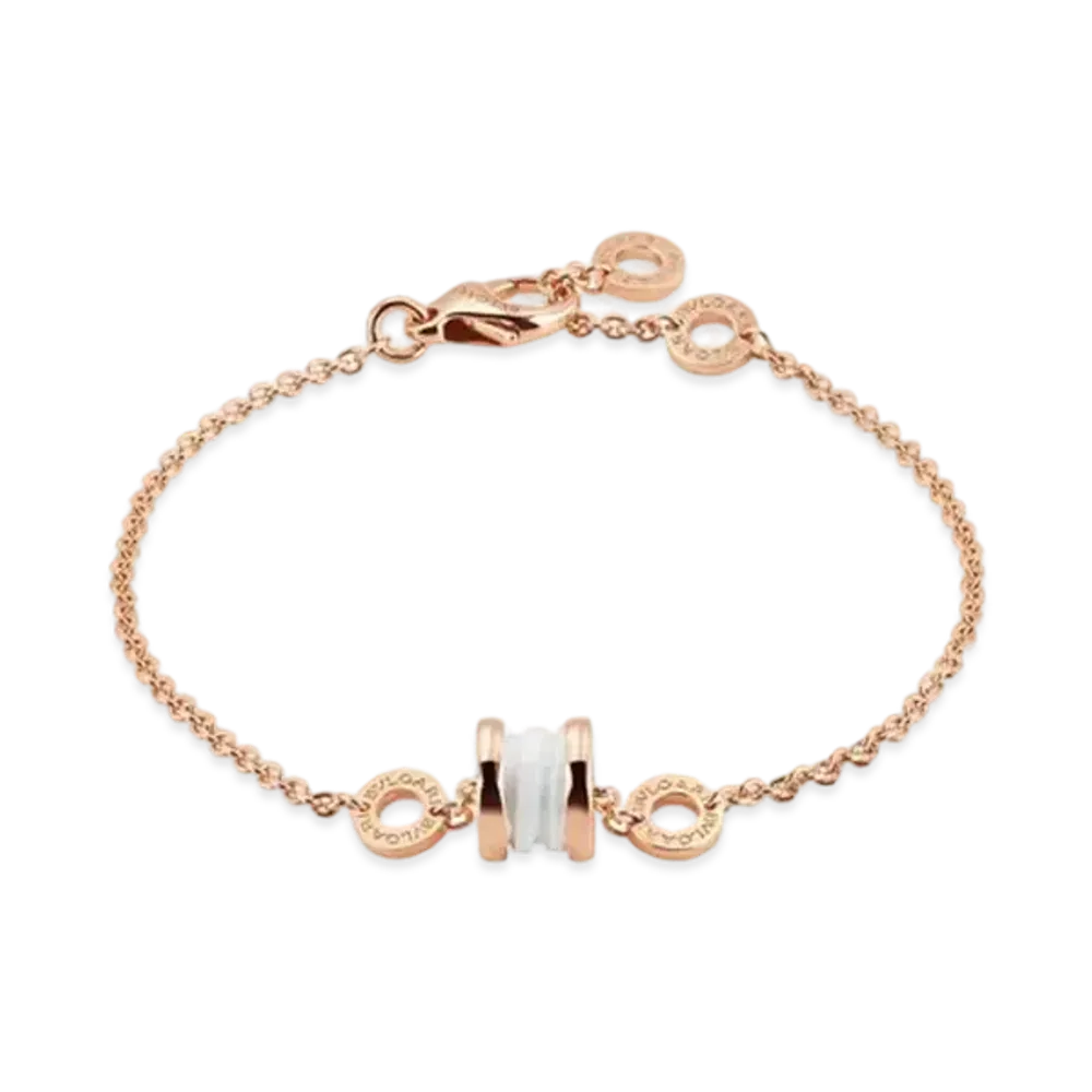 BVLGARI B.Zero1 Bracelet 18K "White/Pink Gold"