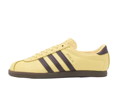 size? × adidas Dublin "Almost Yellow/Shadow Brown/Gum 5"
