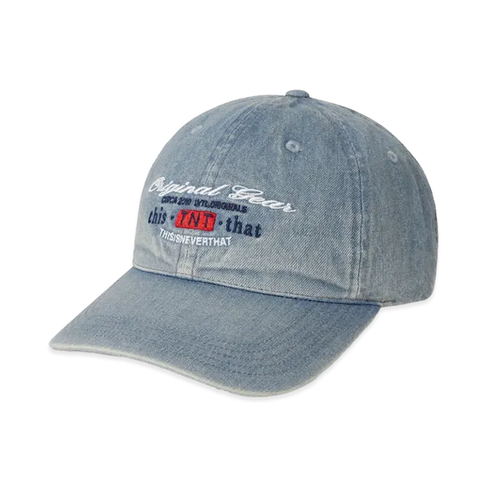 thisisneverthat Original Gear Denim Cap "Washed Blue"