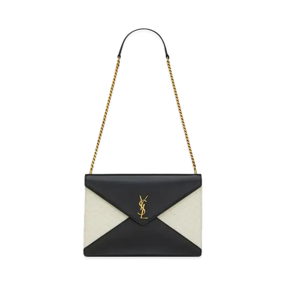 SAINT LAURENT Gaby Chain Bag In Vintage Lambskin "Black"