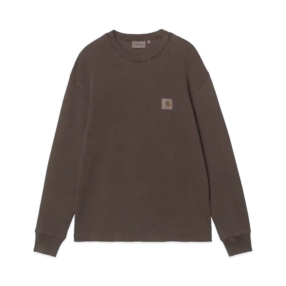 Carhartt WIP L/S Vista Waffle T-Shirt "Tobacco/Garment Dyed"