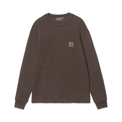 Carhartt WIP L/S Vista Waffle T-Shirt "Tobacco/Garment Dyed"
