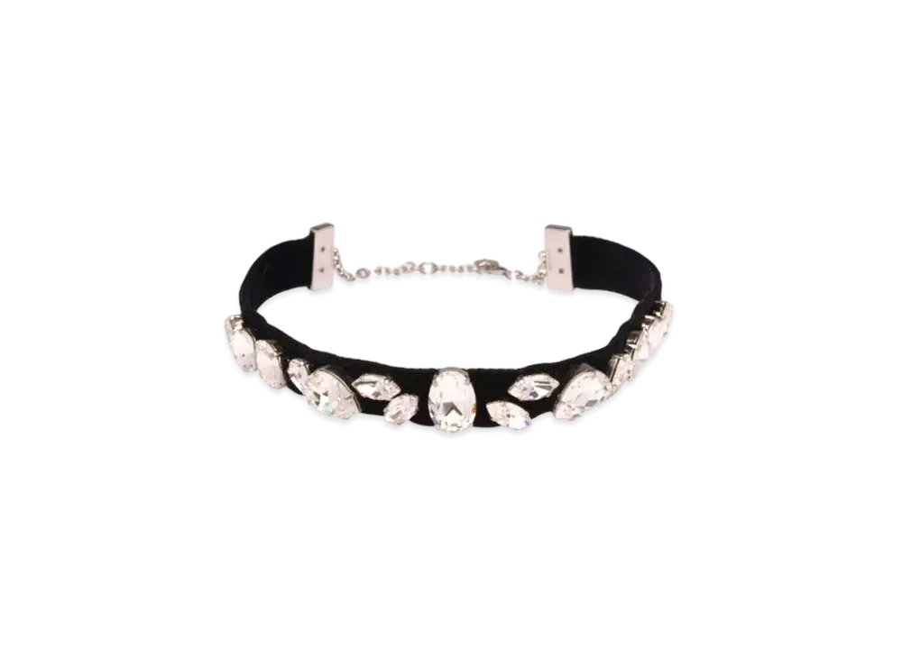 MIU MIU Velvet Choker "Black"