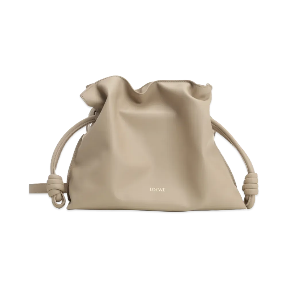 LOEWE Women's Medium "Flamenco" Clutch Bag "Beige"