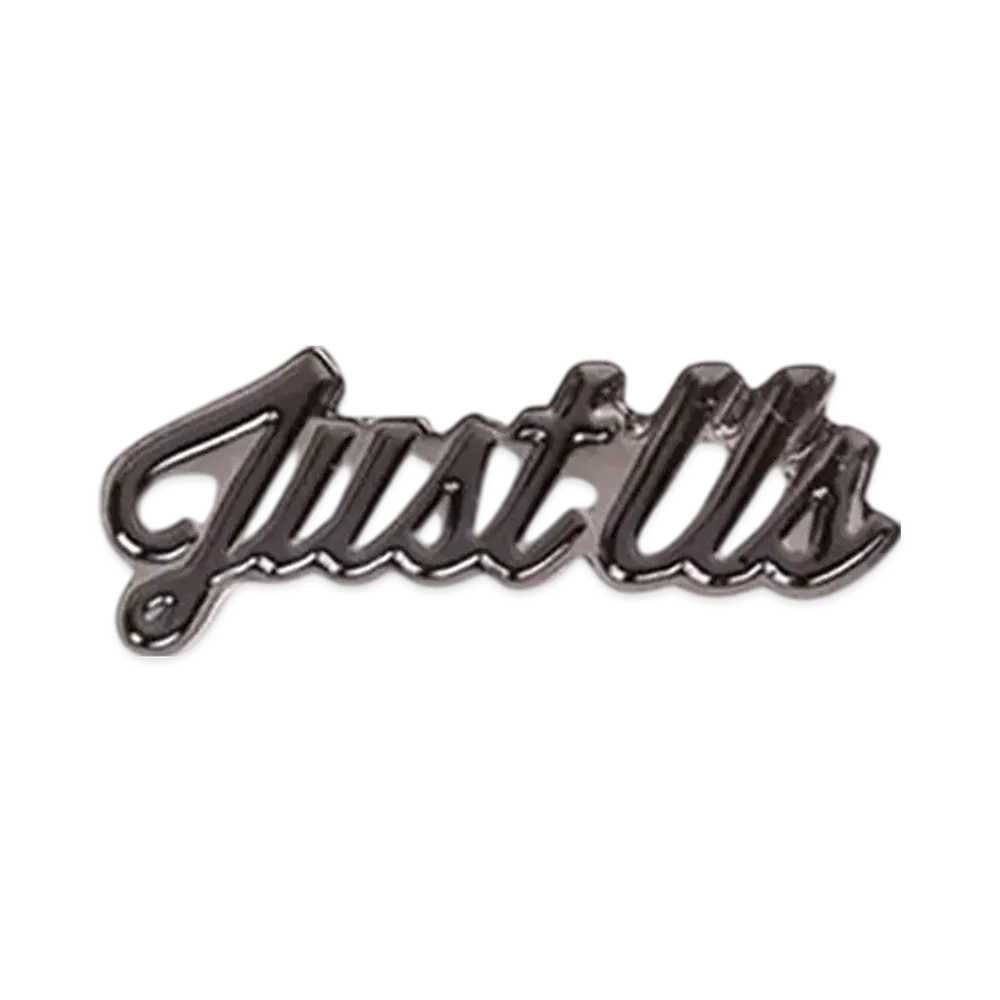 Kith Classics Just Us Accessory Pin "Black/Silver"
