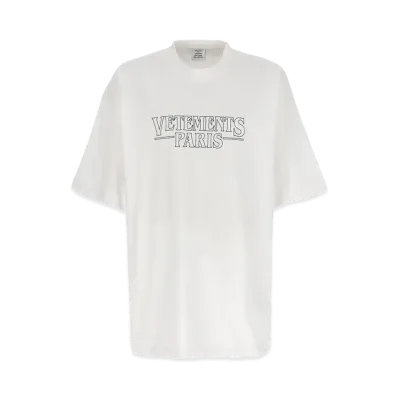 VETEMENTS Logo Print Crewneck T-shirt