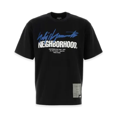 Yohji Yamamoto x Neighborhood Cotton T-Shirt "Black"