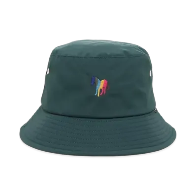 Paul Smith Bucket Hat Zebra Horse "Green"
