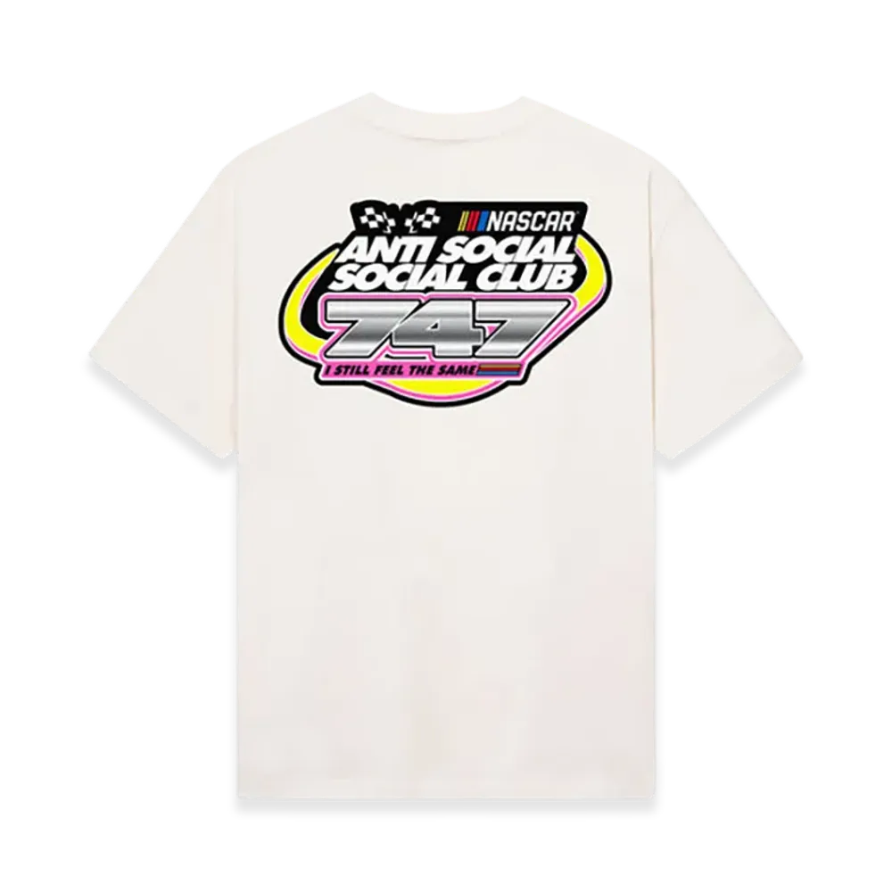 ANTI SOCIAL SOCIAL CLUB x NASCAR 747 Tee "Natural"