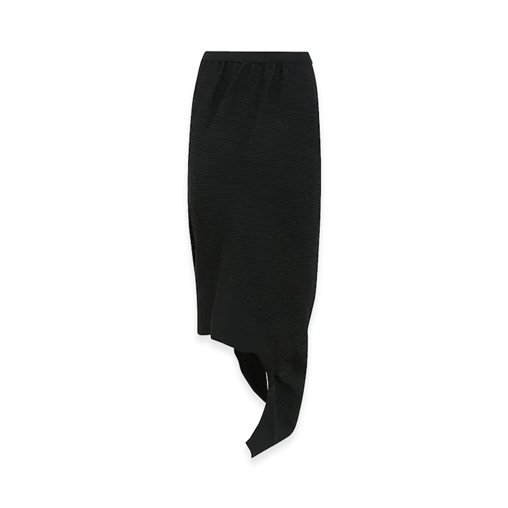 ISSEY MIYAKE Womens Aerate Skirt "Dark Blue"