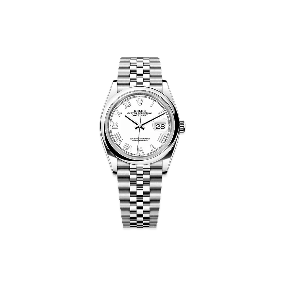 ROLEX Datejust 36 Oystersteel "White"