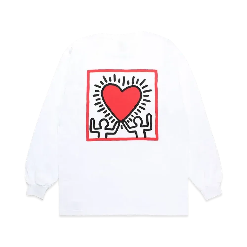 WACKO MARIA x Keith Haring Long Sleeve T-Shirt "White"