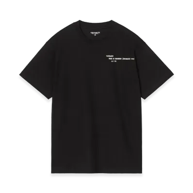 Carhartt WIP S/S Punched T-Shirt "Black"