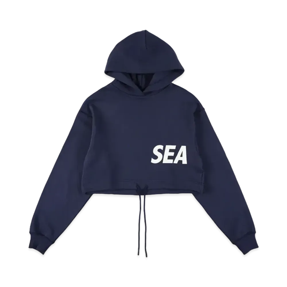 WIND AND SEA x LYFT Lyft And Sea Drawstrings Hooded Sweat Shirt (Female) "Navy"