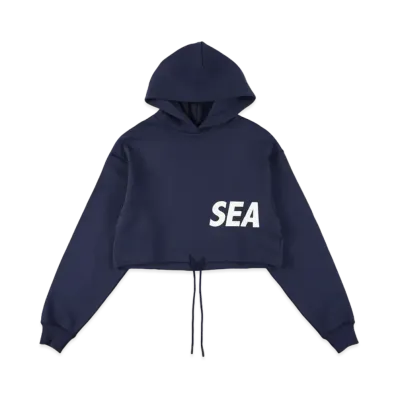 WIND AND SEA x LYFT Lyft And Sea Drawstrings Hooded Sweat Shirt (Female) "Navy"