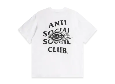 ANTI SOCIAL SOCIAL CLUB x Dickies Flame Tee "White"