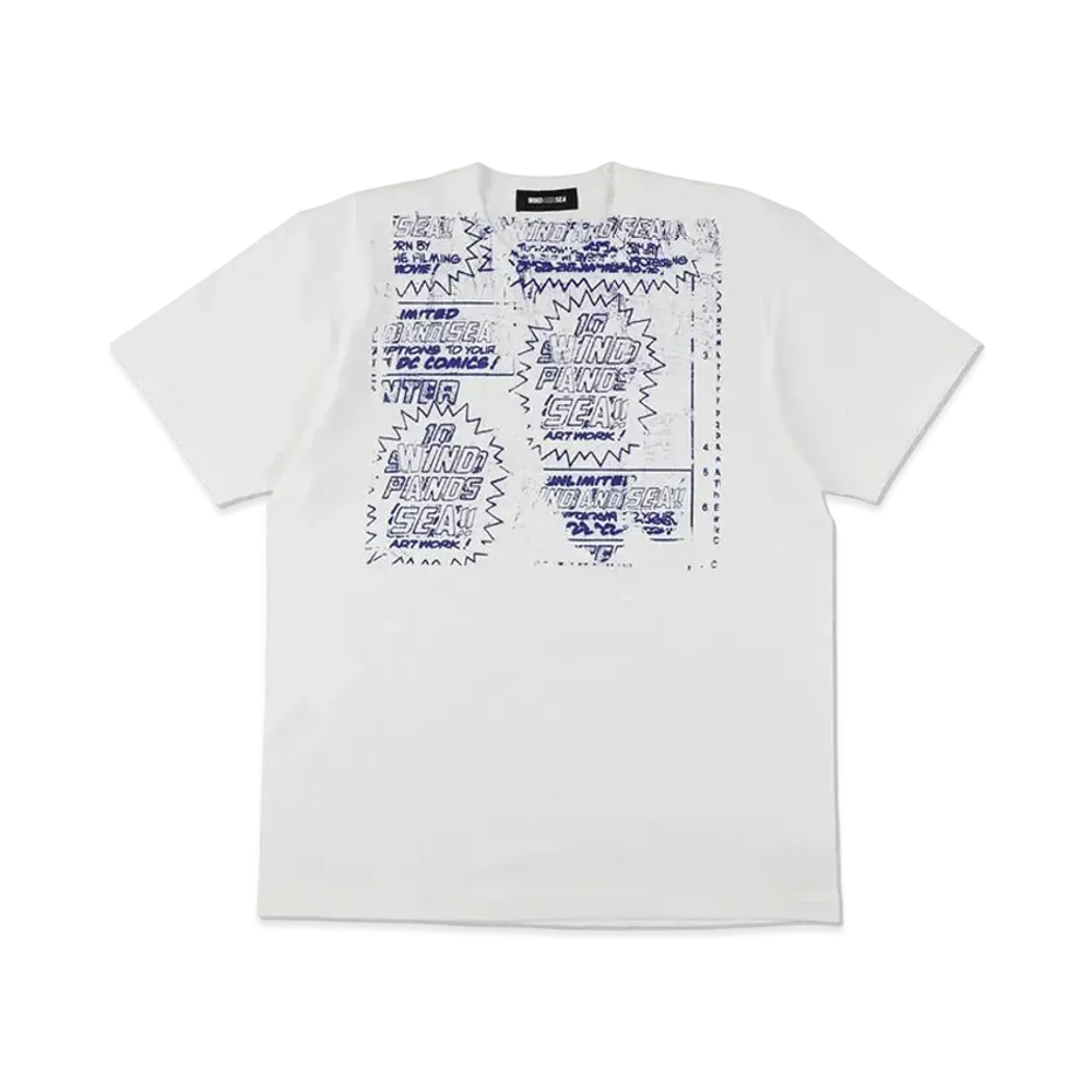 WIND AND SEA x Hiroki Niimi Logo Print Tee "White"