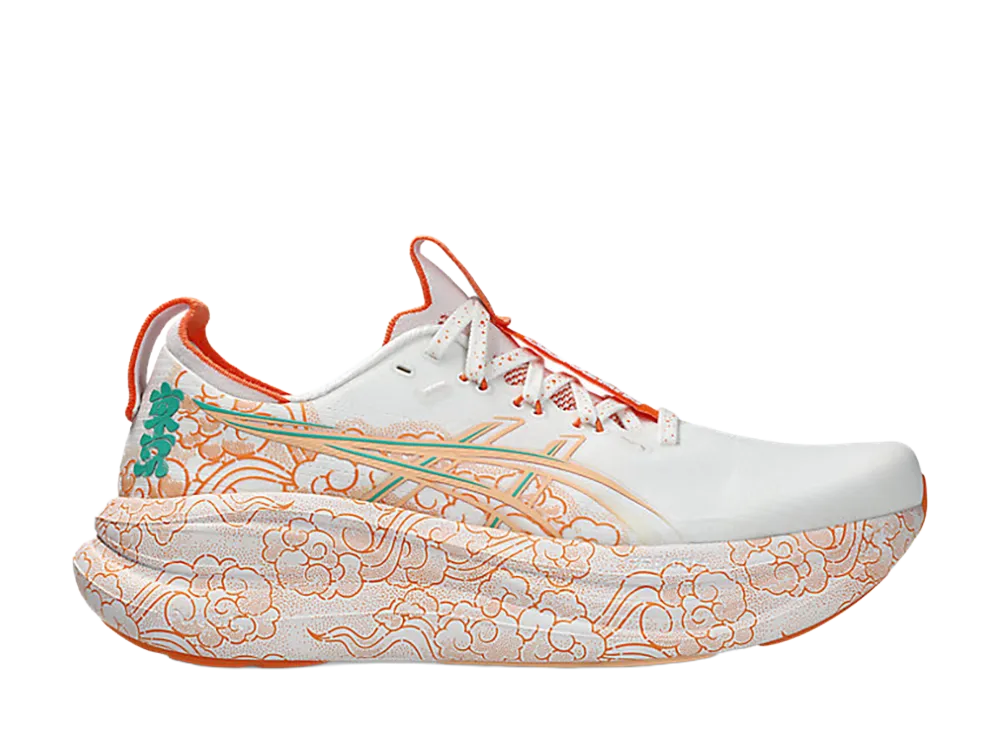 Asics Gel-Nimbus 28 Tokyo "White/Apricot Crush"