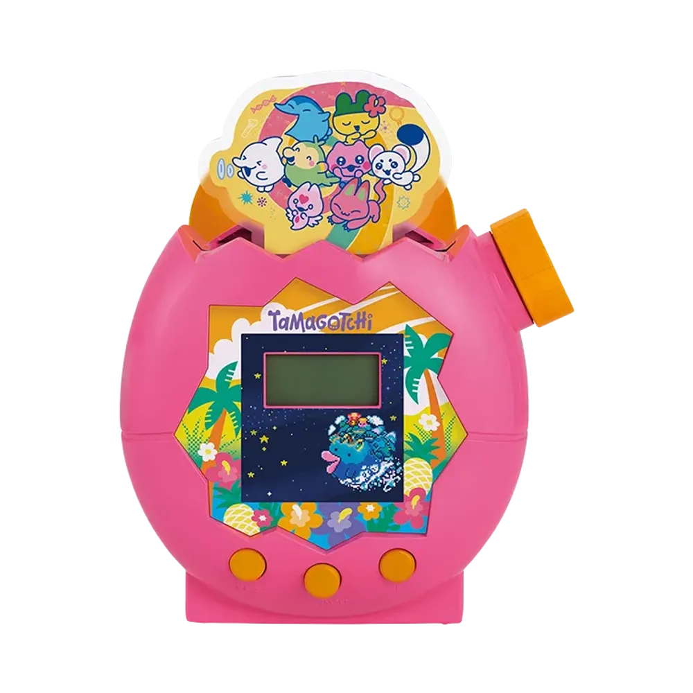 BANDAI "Ichiban Kuji" -Tamagotchi ~Spinning Discovery! Tamagotchi Paradise!~- A Prize Tamagotchi Paradise-style Alarm Clock - Orange Tropics