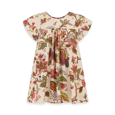 Dior Women's Huipil-Inspired Blouse Silk Poplin Albero della Vita Motif "Multicolor"