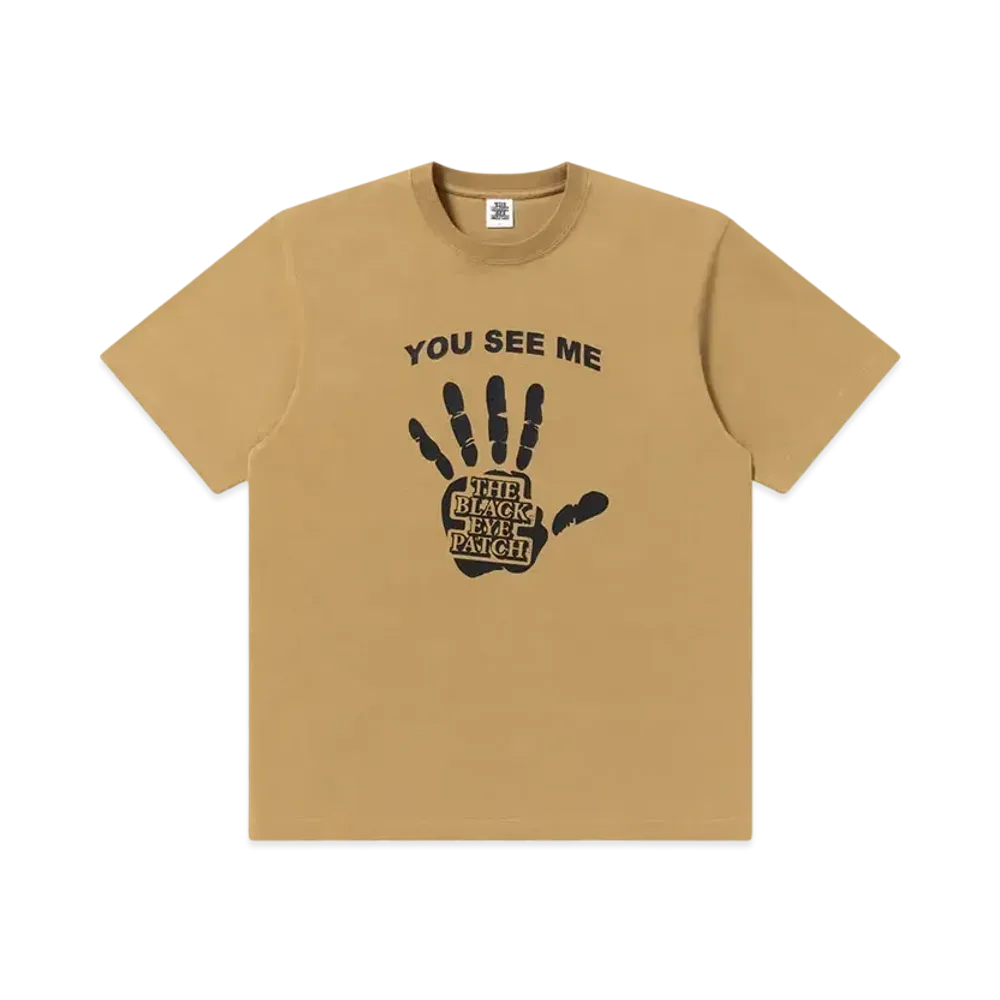 BlackEyePatch Talk To The Hand Tee "Sand"